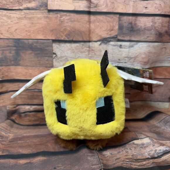 Minecraft Movie Bee Plush Toy Stuffed Animal 6" Video Game Mattel Mojang Gamer - Picture 2 of 10